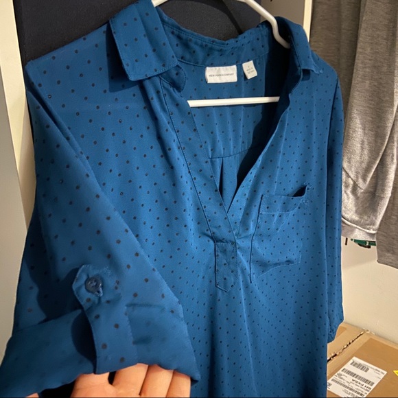 3/4 sleeve work blouse - Picture 3 of 4